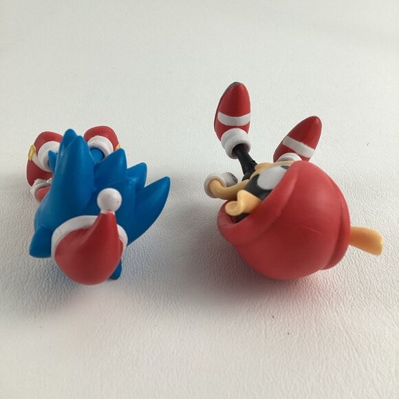 Sega Sonic The Hedgehog Deluxe Christmas 3" PVC Figures Mighty Armadillo Lot - Picture 6 of 6